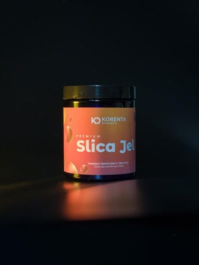 Korenta Dynamics Turuncu Renk Değiştiren İndikatörlü silika Jel-250g
