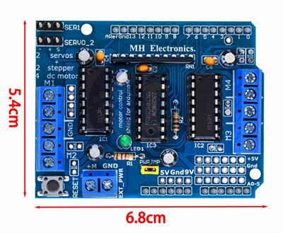 L293D Arduino Dört Motor Sürücü Shield