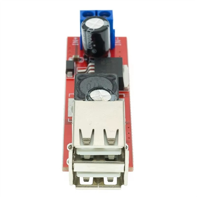 LM2596 Çift USB Çıkışlı Voltaj Düşürücü Regülatör-6-40V Girişli-USB 5V Çıkışlı