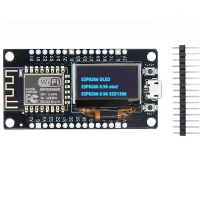 NodeMCU ESP8266 0.96 Inch OLED Wifi Geliştirme Modülü Micro USB