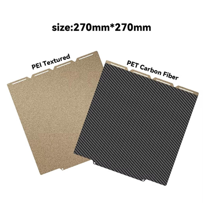 Snapmaker U1 Çift Taraflı Pet-Pütürlü Pei Kaplı Baskı Yüzeyi-270x270mm