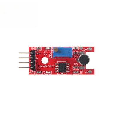 Arduino Uyumlu Mikrofonlu ve Yüksek Hassasiyetli Ses Sensör Modülü-KY-038
