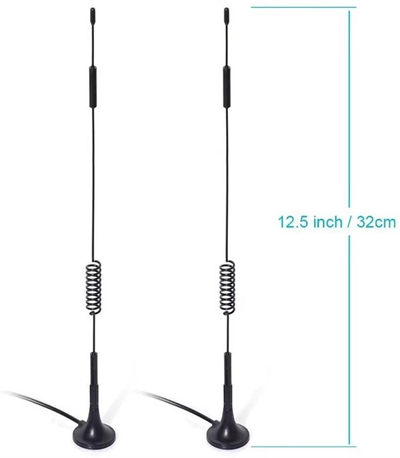 Yüksek Kazançlı 4G-LTE 5dBi 700-2600 MHz SMA Erkek Wifi Anten-32cm