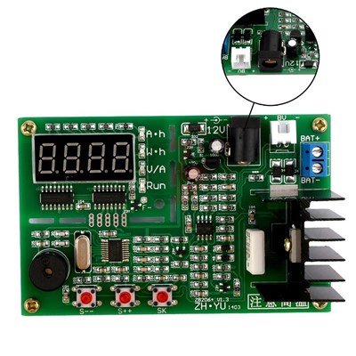 ZB206 18650 Lityum Pil Kapasite Test Cihazı-Adaptör Soketli