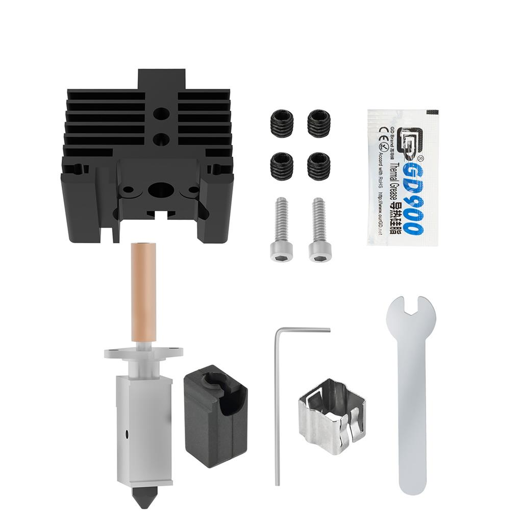 Bambu Lab X1 P1P Yükseltilmiş Hotend TZ V2.0 Bi Metal Heatbreak-Siyah