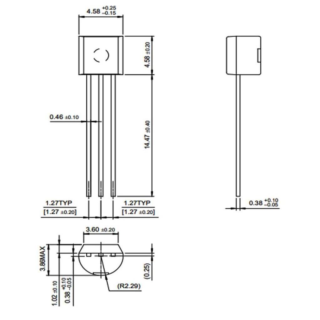 BC337 Transistör Bjt Npn TO-92 800mA, 45V