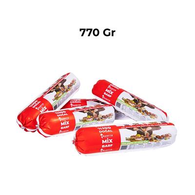 Mix Barf 20 kg 770 GR Salam Paket Tekli Ambalajlarda Köpek Maması