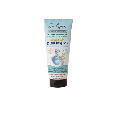 Dr. Genius Özel Formül Organik Sertifikalı Bebek Pişik Kremi - 75 ml
