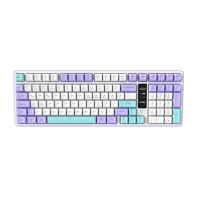  Luma Air Kablosuz 3 Modlu LCD Ekran - Chromatic Rgb Modlu - Ultra Tepkime & Konfor 100 Tuş Membran Gaming & Ofis Klavyesi
