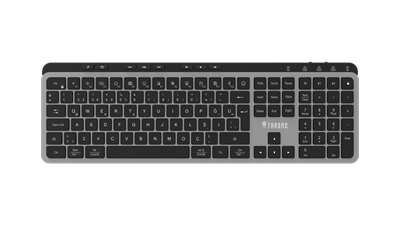 Elite K1 Sessiz Switch 110+8 Multimedya Tuşlu Windows & Macos Uyumlu Premium Alüminyum-Metal Kablosuz Ofis Klavyesi