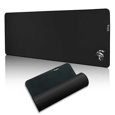 Throne Dark Black 80x30cm Hybrid Kumaş - 4mm Kalınlık - Özel Yüzey Altı Dikiş - Kaydırmaz Zemin XL Premium Mousepad