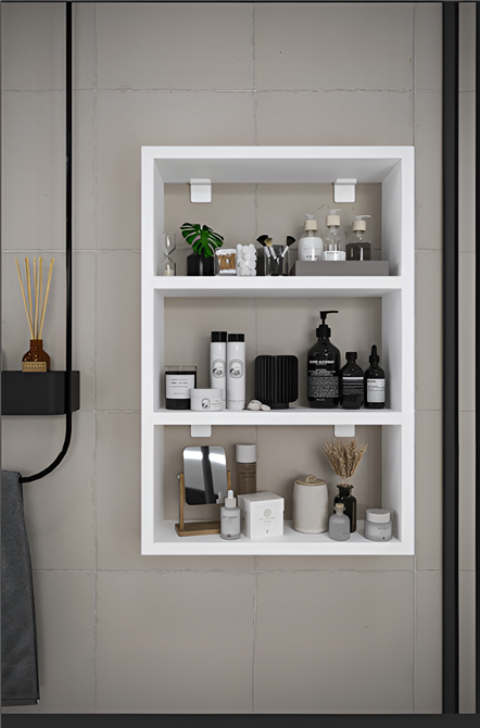 Erguliya Banyo Rafı & Banyo Düzenleyici