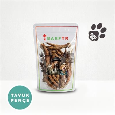 Tavuk Pençe Çiğnemelik Atıştırmalık Ödül Maması 500 GRAM Köpekler İçin