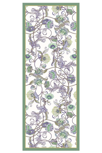 Mint Yeşili Liva Şal