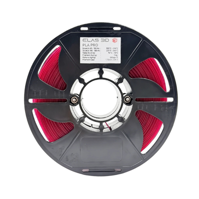 Elas PLA Pro Vişne Transparan Filament 1.75 mm 1kg