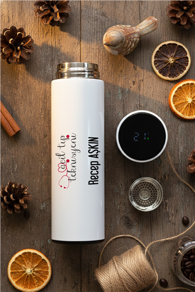 Acil Tıp Teknisyeni Hediye Kutusu - Kişiye Özel Dijital Göstergeli Termos, Kulaklık, Bere, Altıgen Fotoğraf Çerçevesi