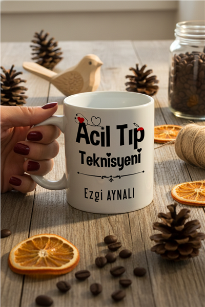 Acil Tıp Teknisyeni Kişiye Özel Kupa Bardak Standart