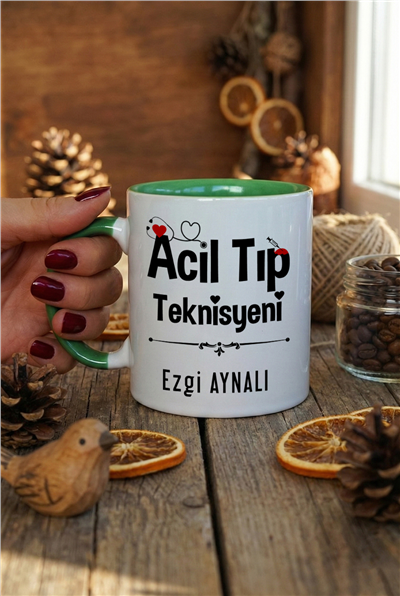 Acil Tıp Teknisyeni Kişiye Özel Kupa Bardak Standart