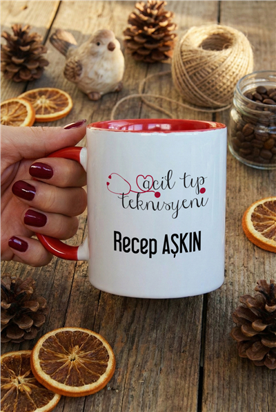 Acil Tıp Teknisyeni Kişiye Özel Kupa Bardak Standart