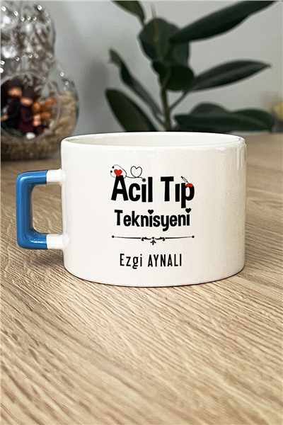 Acil Tıp Teknisyeni Kişiye Özel Lüks Fincan