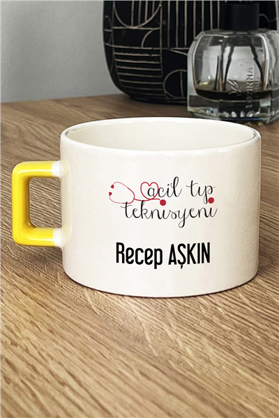 Acil Tıp Teknisyeni Kişiye Özel Lüks Fincan