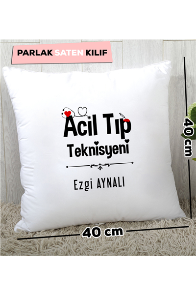 Acil Tıp Teknisyeni Kişiye Özel Yastık