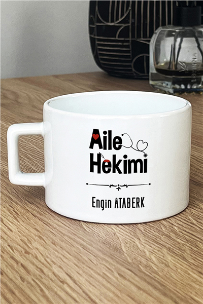 Aile Hekimi Kişiye Özel Lüks Fincan