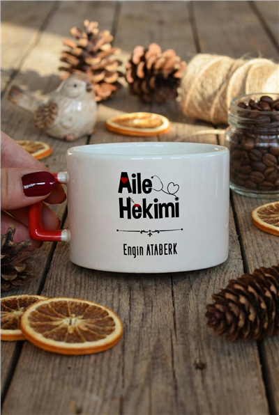 Aile Hekimi Kişiye Özel Lüks Fincan
