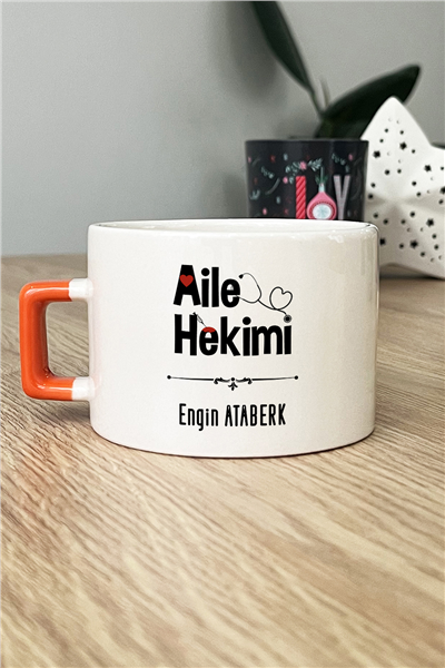 Aile Hekimi Kişiye Özel Lüks Fincan