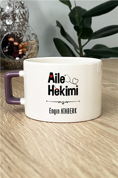Aile Hekimi Kişiye Özel Lüks Fincan