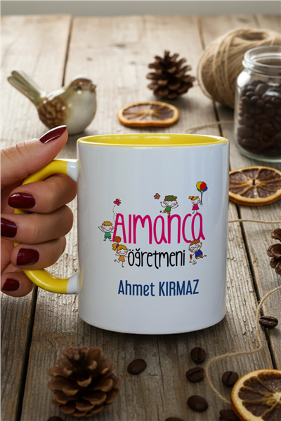 Almanca Öğretmeni Kişiye Özel Kupa Bardak Standart