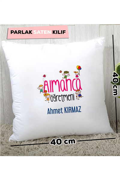 Almanca Öğretmeni Kişiye Özel Yastık