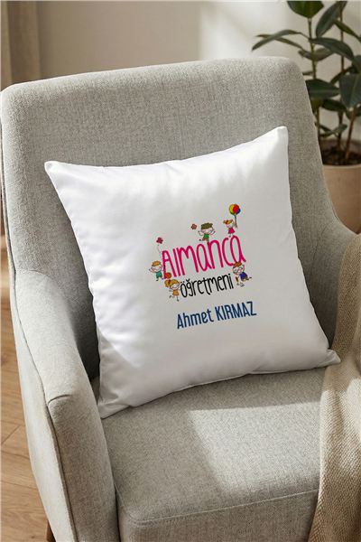 Almanca Öğretmeni Kişiye Özel Yastık