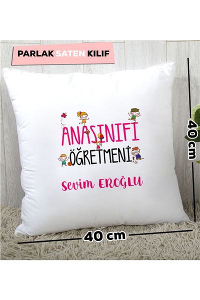 Anasınıfı Öğretmeni Kişiye Özel Yastık