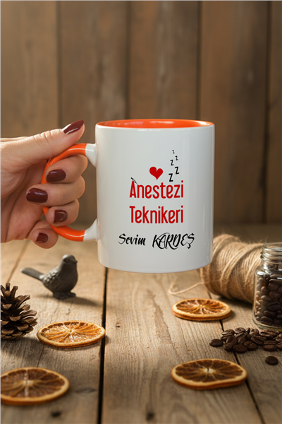 Anestezi Teknikeri Kişiye Özel Kupa Bardak Standart