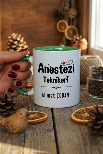 Anestezi Teknikeri Kişiye Özel Kupa Bardak Standart