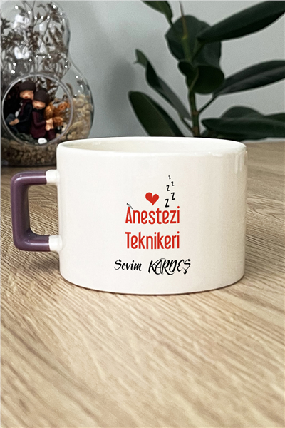 Anestezi Teknikeri Kişiye Özel Lüks Fincan