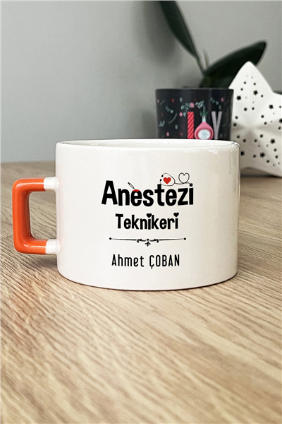 Anestezi Teknikeri Kişiye Özel Lüks Fincan