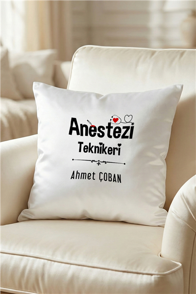 Anestezi Teknikeri Kişiye Özel Yastık