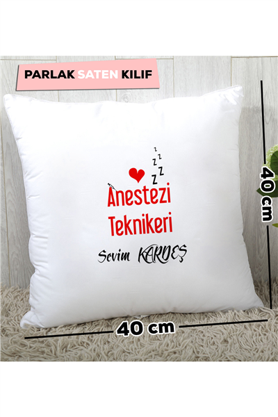 Anestezi Teknikeri Kişiye Özel Yastık