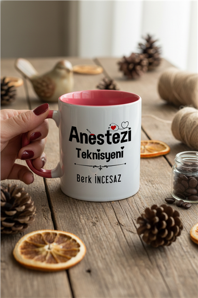 Anestezi Teknisyeni Kişiye Özel Kupa Bardak Standart