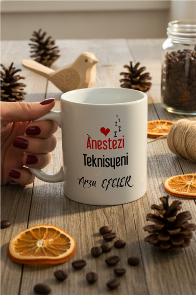 Anestezi Teknisyeni Kişiye Özel Kupa Bardak Standart