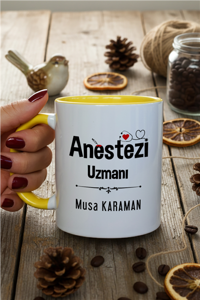 Anestezi Uzmanı Kişiye Özel Kupa Bardak Standart