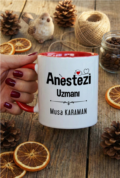Anestezi Uzmanı Kişiye Özel Kupa Bardak Standart