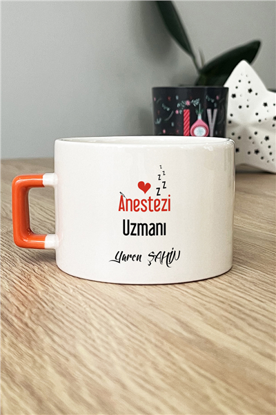 Anestezi Uzmanı Kişiye Özel Lüks Fincan