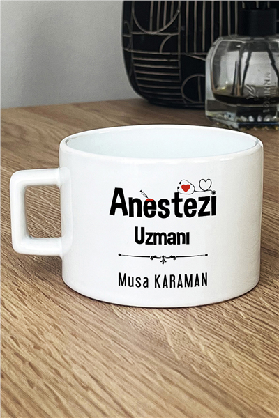 Anestezi Uzmanı Kişiye Özel Lüks Fincan