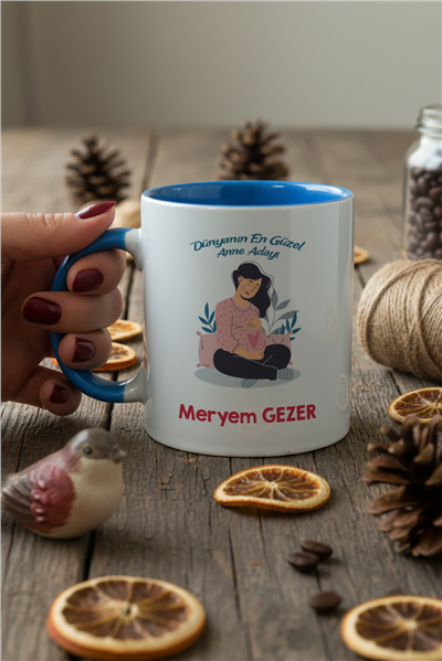 Anne Adayı Kişiye Özel Kupa Bardak Standart