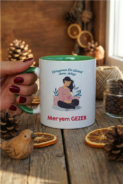 Anne Adayı Kişiye Özel Kupa Bardak Standart