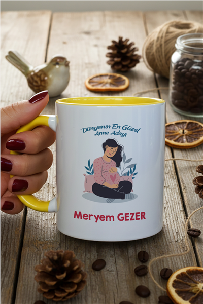 Anne Adayı Kişiye Özel Kupa Bardak Standart
