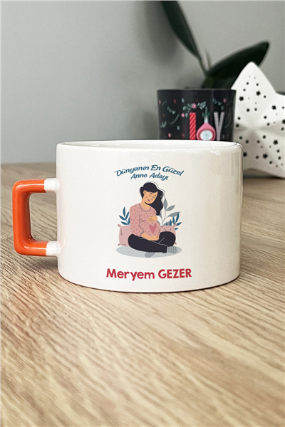 Anne Adayı Kişiye Özel Lüks Fincan